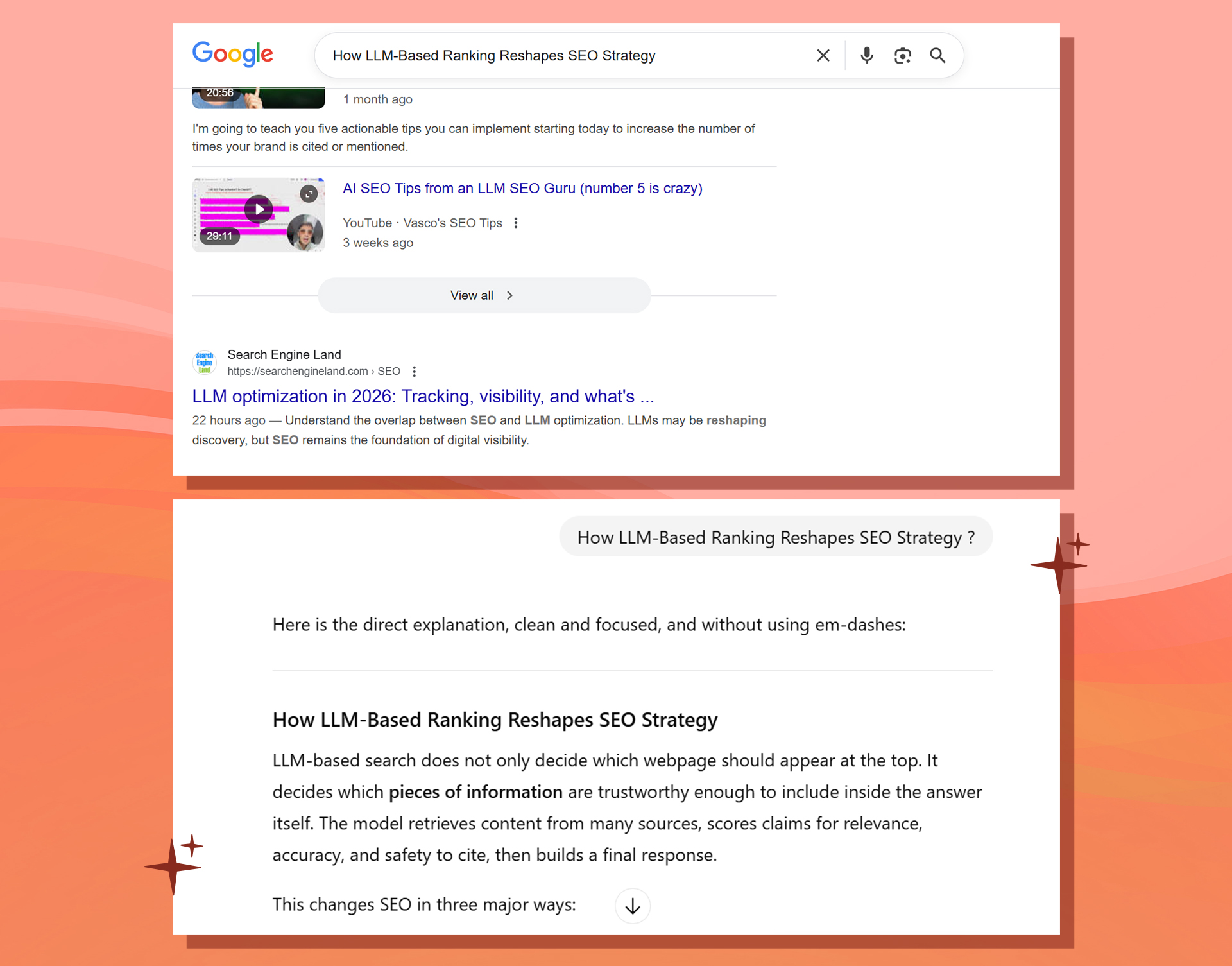 how LLM rankings reshape seo strategy 