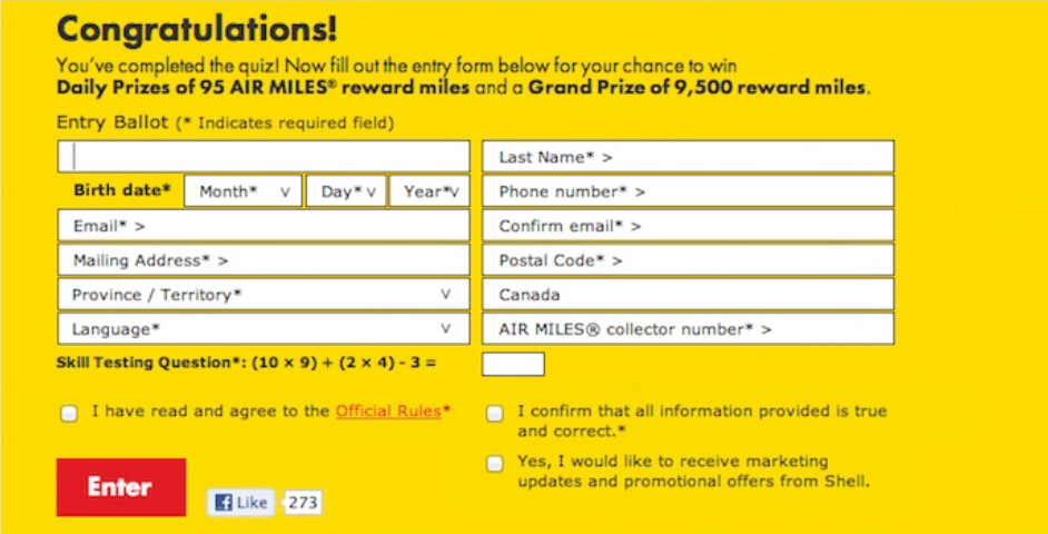 Examples of bad form 