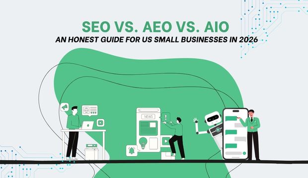 AIO vs SEO vs AEO: An Honest Guide for US Small Businesses in 2026