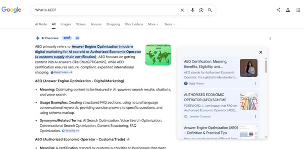 What is AEO (Answer Engine Optimization)